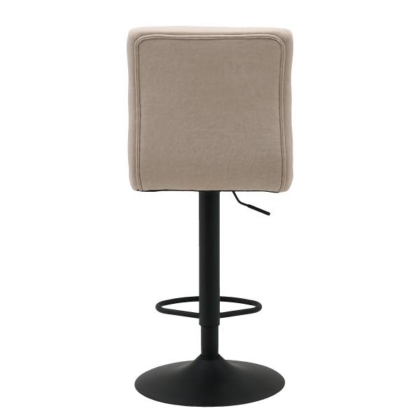 Barstuhl Kamloops - Beige / Schwarz - Einzelhocker