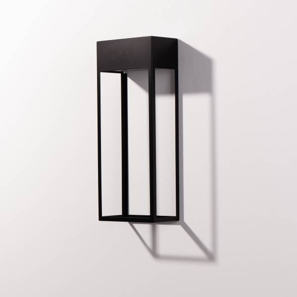 LED-Wandleuchte Moby - Aluminium - 1-flammig - Schwarz