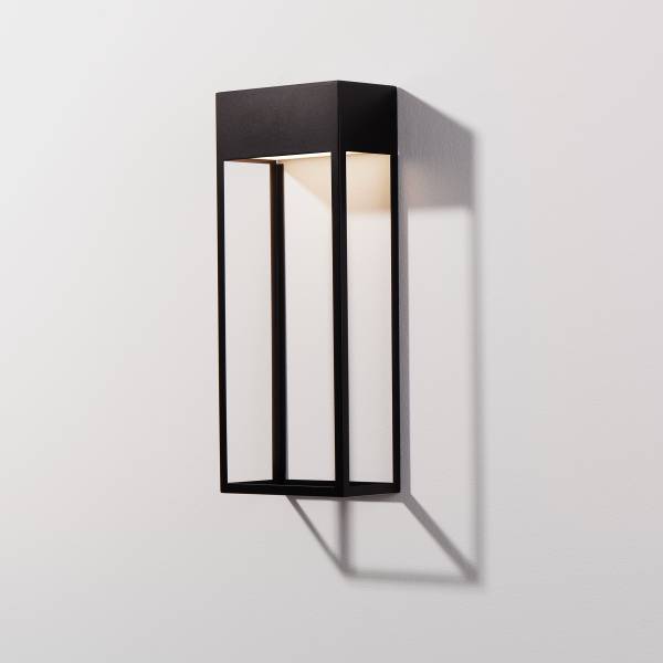 LED-Wandleuchte Moby - Aluminium - 1-flammig - Schwarz