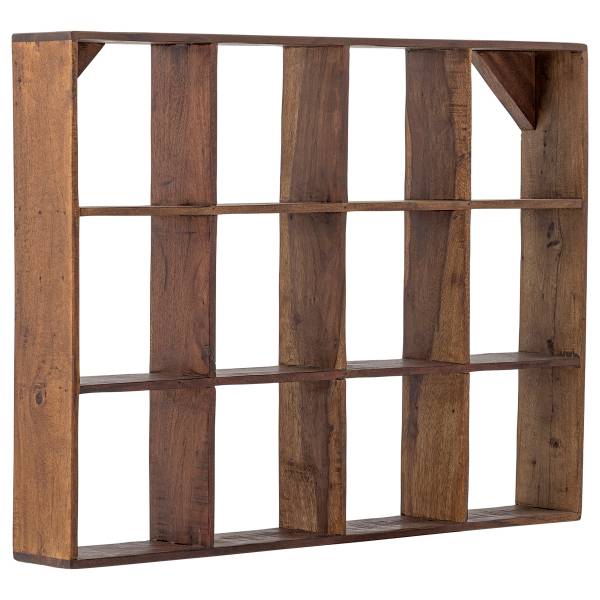 Massives Tassenregal Tilo - Eiche Antik - Höhe: 70 cm