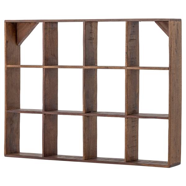 Massives Tassenregal Tilo - Eiche Antik - Höhe: 70 cm