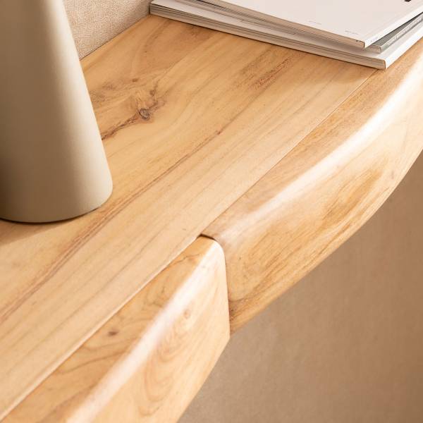 Massives Wandboard Dimya mit Schubladen - Akazie - Breite: 80 cm