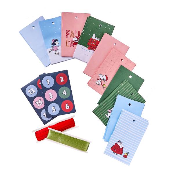 Adventskalender-Set SUPRISE 2-teilig - Papier - Bunt