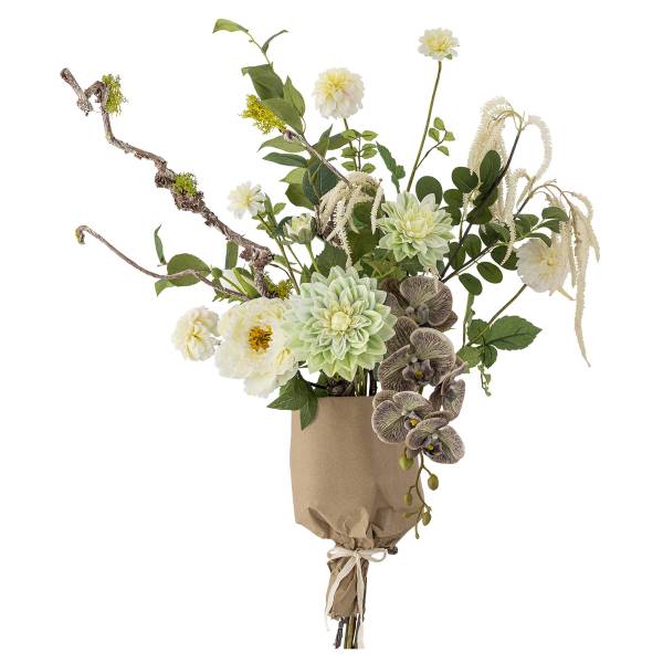 Kunstblumenstrauß Rise - Weiß - Andere - 40 x 109 x 40 cm