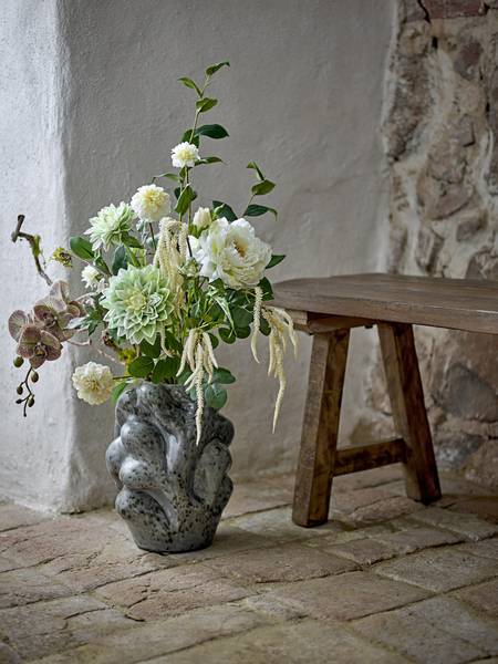 Kunstblumenstrauß Rise - Weiß - Andere - 40 x 109 x 40 cm