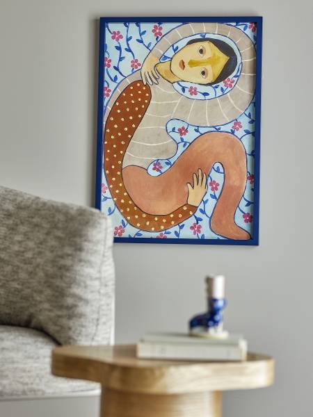 Illustration Floriesta - Multicolor - Tanne - 2.5 x 72 x 52 cm