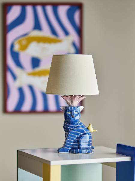 Tischlampe Eri - Multicolor - Keramik - 22 x 40 x 22 cm
