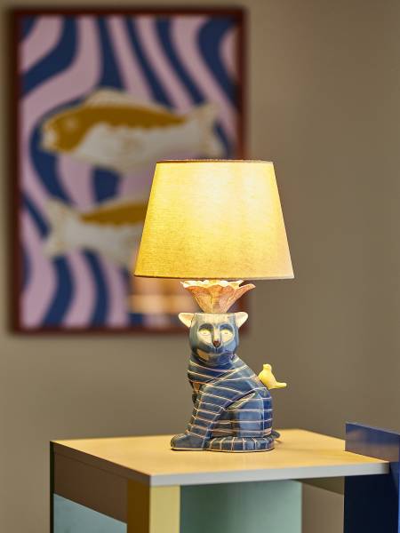 Tischlampe Eri - Multicolor - Keramik - 22 x 40 x 22 cm