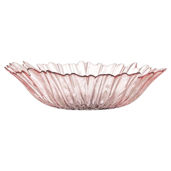 Schale Mariko - Pink - Farbglas - 31 x 8 x 31 cm