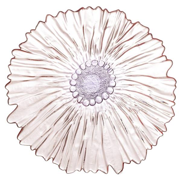 Schale Mariko - Pink - Farbglas - 31 x 8 x 31 cm