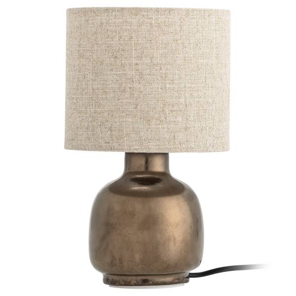 Tischlampe Agni - Messing - Keramik - 15 x 26 x 15 cm