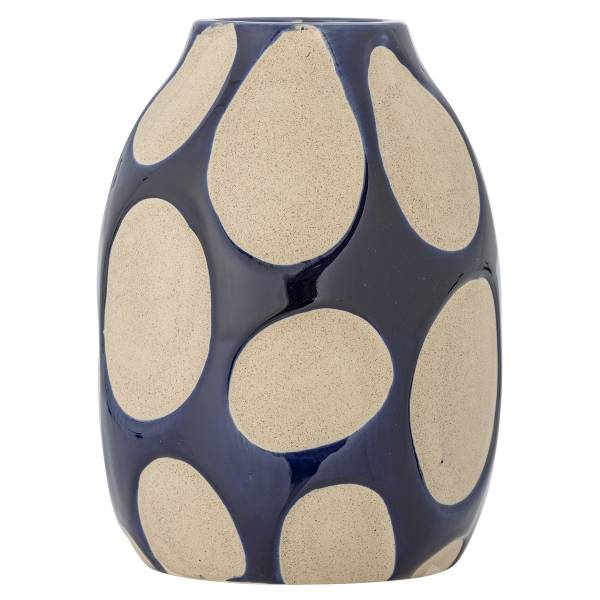 Vase Bashir Typ A - Blau - Keramik - 15 x 20 x 15 cm