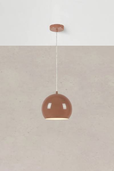 Pendelleuchte Pop Typ A - Eisen - 1-flammig - Braun