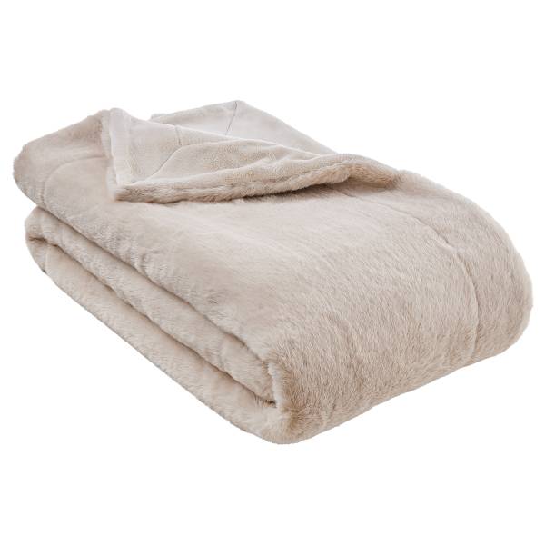 Decke WILD THING - Polyester - Beige