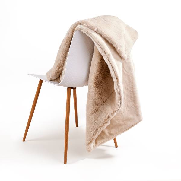 Decke WILD THING - Polyester - Beige