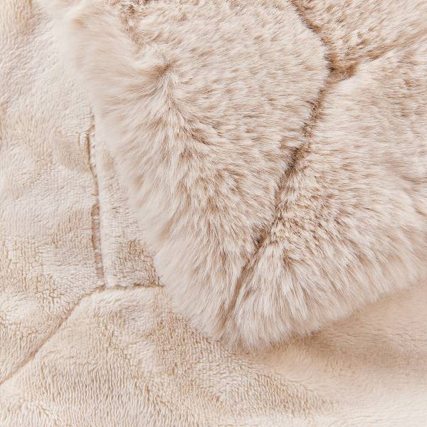Decke WILD THING - Polyester - Beige