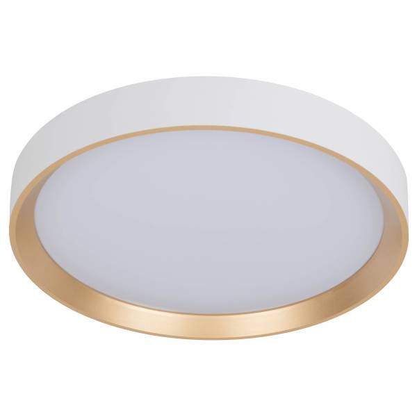 LED-Deckenleuchte Rio - Eisen - Gold / Weiß - 1-flammig