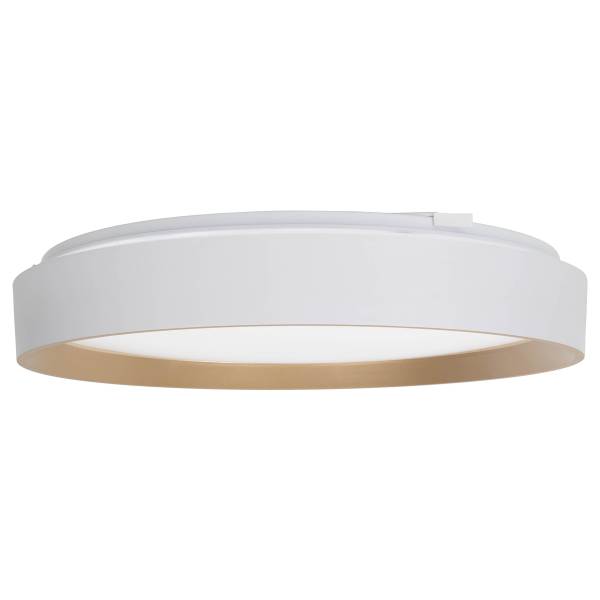 LED-Deckenleuchte Rio - Eisen - Gold / Weiß - 1-flammig