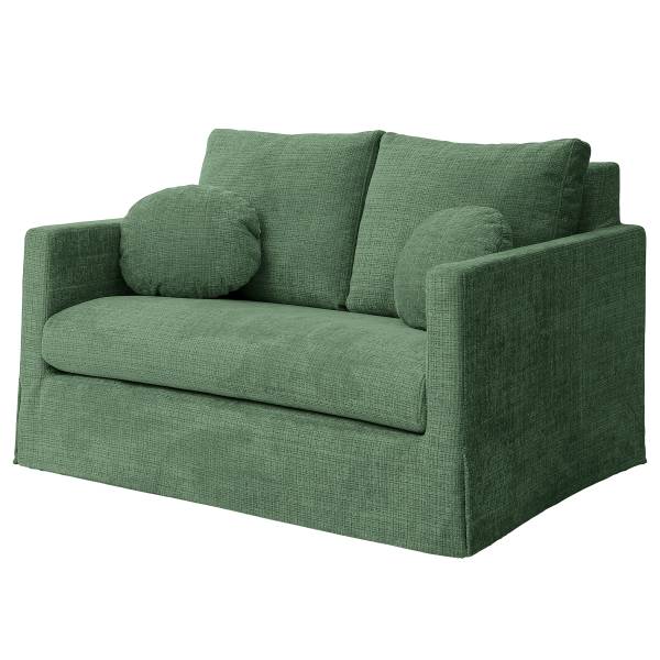 Wechselbezug für 2-Sitzer Sofa Marail - Chenille Cristy: Smaragdgrün