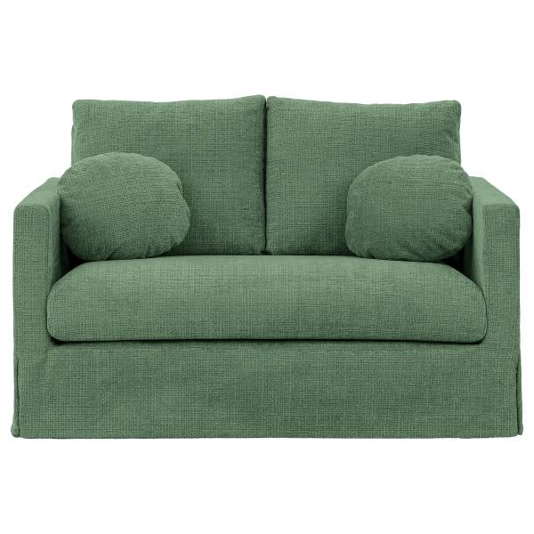 Wechselbezug für 2-Sitzer Sofa Marail - Chenille Cristy: Smaragdgrün