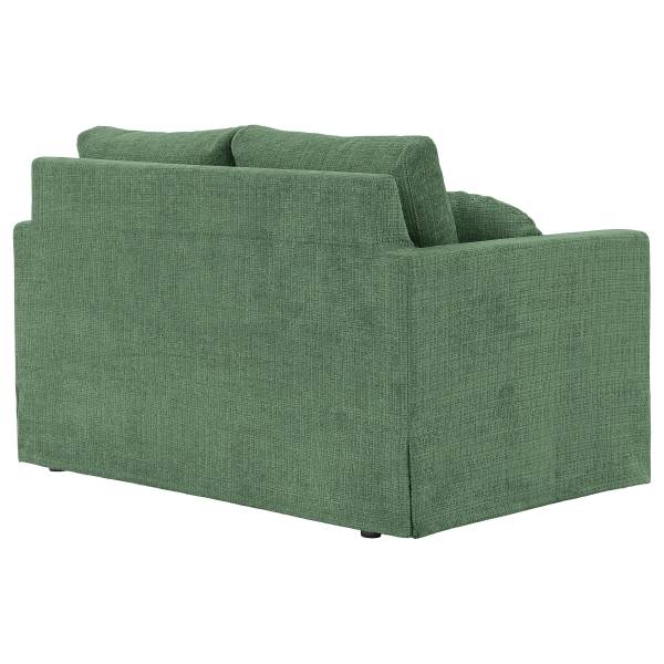 Wechselbezug für 2-Sitzer Sofa Marail - Chenille Cristy: Smaragdgrün