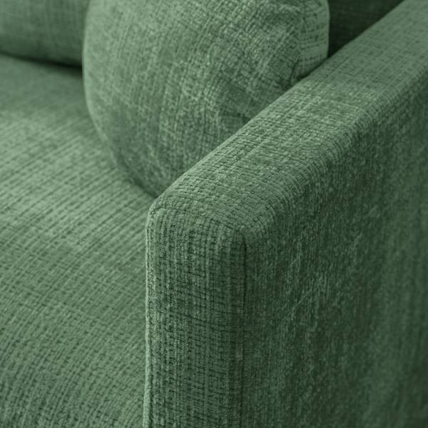 Wechselbezug für 2-Sitzer Sofa Marail - Chenille Cristy: Smaragdgrün