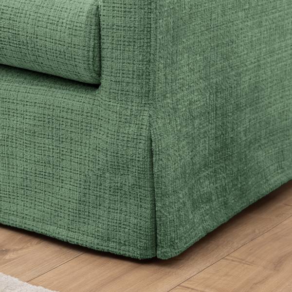 Wechselbezug für 2-Sitzer Sofa Marail - Chenille Cristy: Smaragdgrün