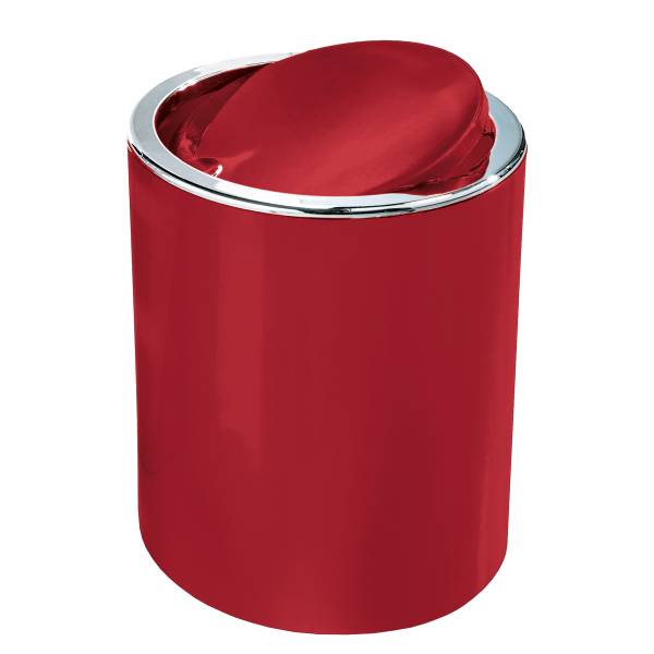 Kosmetikeimer Clap Granat - Rot - ABS - 19 x 25 x 19 cm