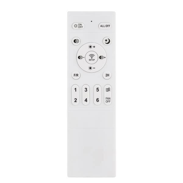 LED-Deckenventilator Modesto - Eisen - Silber / Braun - 1-flammig - Durchmesser: 132 cm