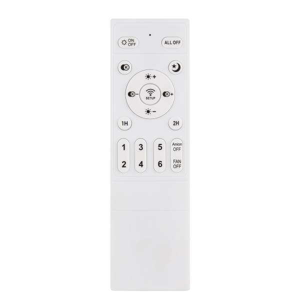 LED-Deckenventilator Shelly - Eisen / Aluminium - Weiß - 1-flammig