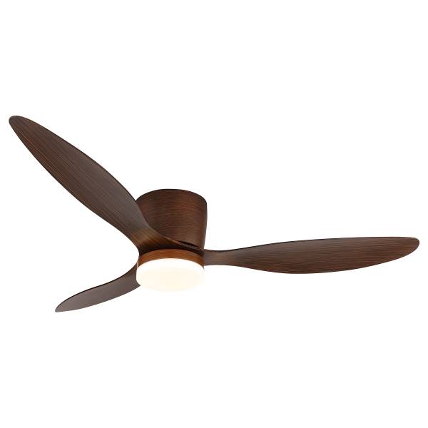Deckenventilator Armando - Eisen - 1-flammig - Braun