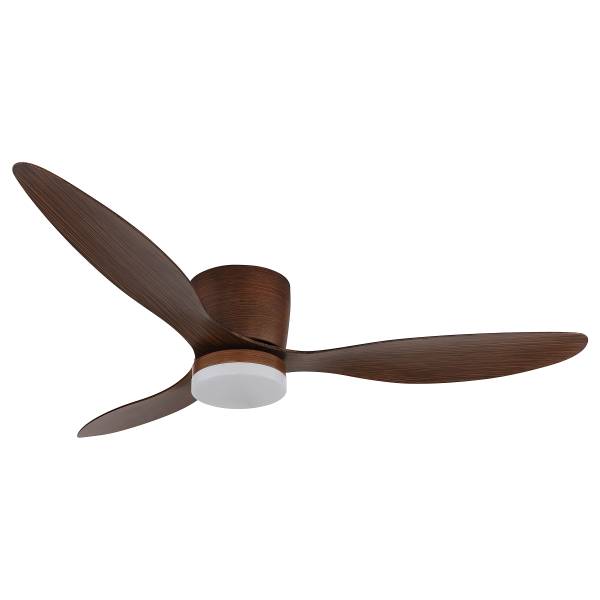 Deckenventilator Armando - Eisen - 1-flammig - Braun
