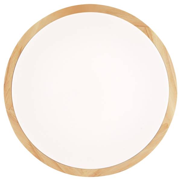 LED-Deckenleuchte Moreen - Eisen / Gummibaum - Braun - 1-flammig - Warmweiß - Kaltweiß