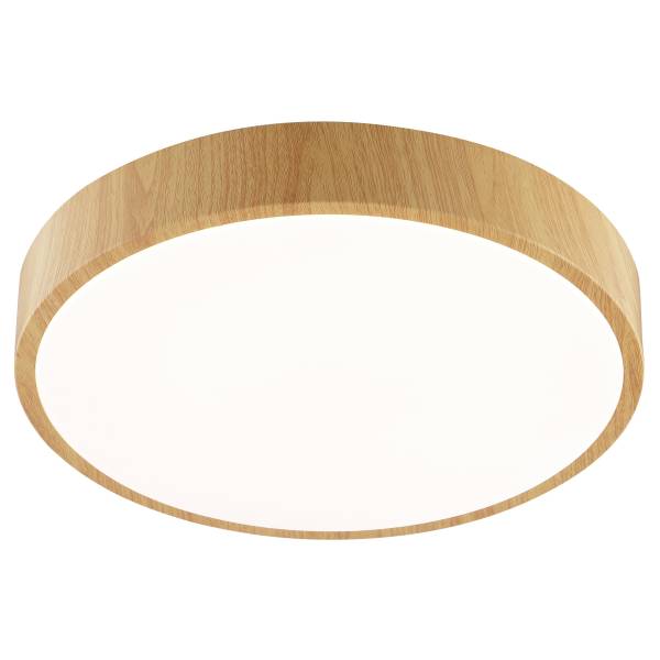 LED-Deckenleuchte Teranon - Eisen - Braun - 1-flammig - Durchmesser: 33 cm