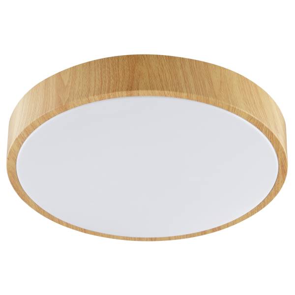 LED-Deckenleuchte Teranon - Eisen - Braun - 1-flammig - Durchmesser: 33 cm