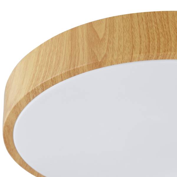 LED-Deckenleuchte Teranon - Eisen - Braun - 1-flammig - Durchmesser: 33 cm