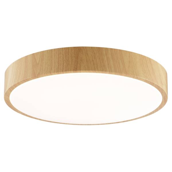 LED-Deckenleuchte Teranon - Eisen - Braun - 1-flammig - Durchmesser: 33 cm