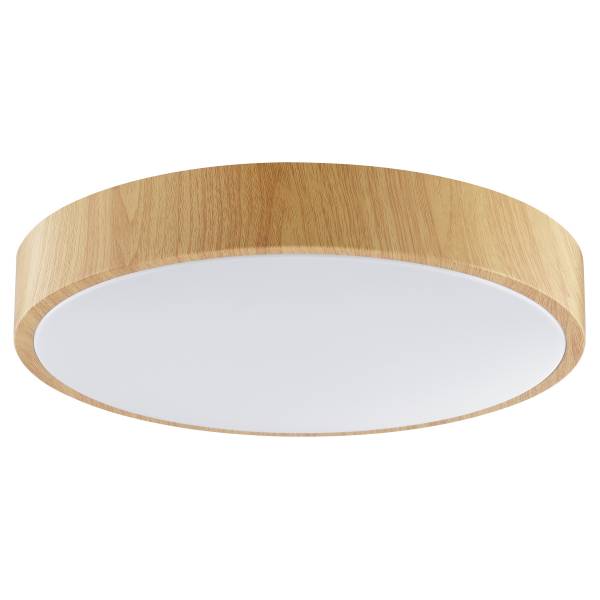 LED-Deckenleuchte Teranon - Eisen - Braun - 1-flammig - Durchmesser: 33 cm