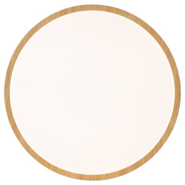 LED-Deckenleuchte Teranon - Eisen - Braun - 1-flammig - Durchmesser: 33 cm