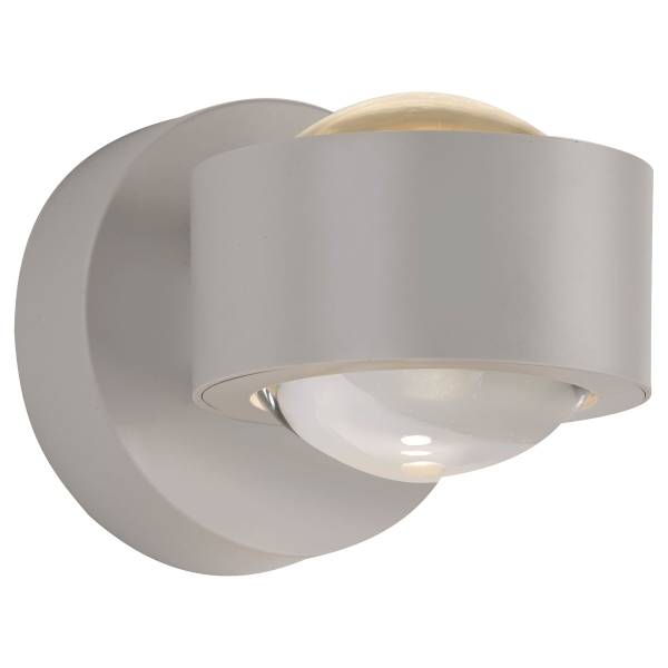 LED-Akku-Wandleuchte Akku-Chia - Klarglas / Kunststoff - 2-flammig - Beige