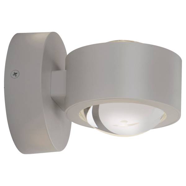 LED-Akku-Wandleuchte Akku-Chia - Klarglas / Kunststoff - 2-flammig - Beige