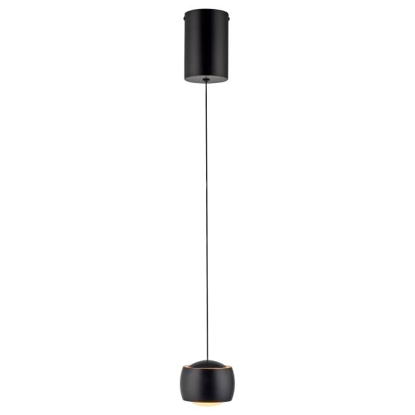 LED-Pendelleuchte Ballini - Eisen -Schwarz - Flammenanzahl: 1