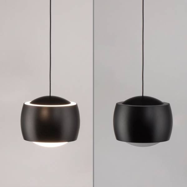 LED-Pendelleuchte Ballini - Eisen -Schwarz - Flammenanzahl: 1