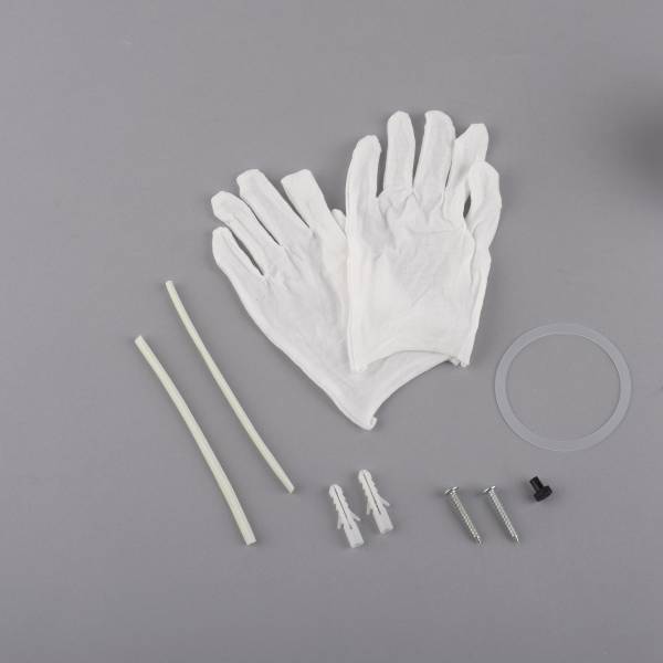 LED-Pendelleuchte Rika Typ A - Klarglas / Eisen - Schwarz - Flammenanzahl: 3