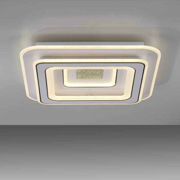 LED-Deckenleuchte Tolago Typ B - Kunststoff - Weiß - 1-flammig