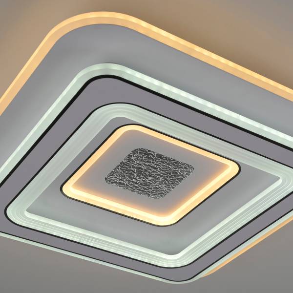 LED-Deckenleuchte Tolago Typ B - Kunststoff - Weiß - 1-flammig