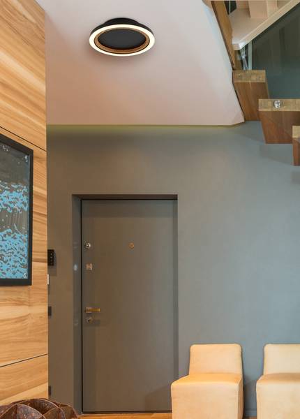 LED-Deckenleuchte Dakari Typ B - Acrylglas / Aluminium - 1-flammig