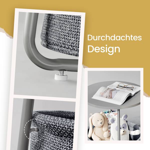 Beistelltisch Ponoka - Grau