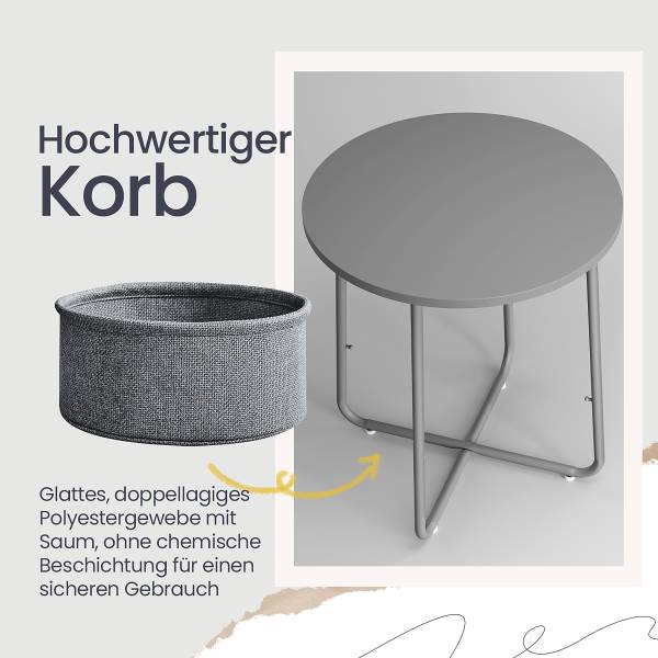 Beistelltisch Ponoka - Grau
