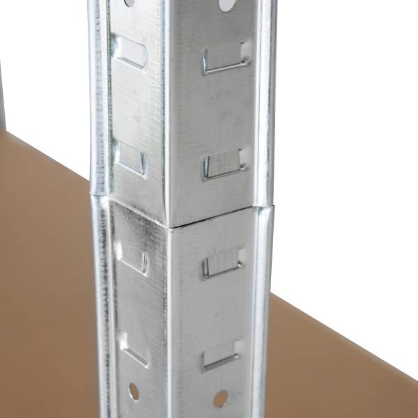 Schwerlastregal Xora Variante F - Natur / Silber